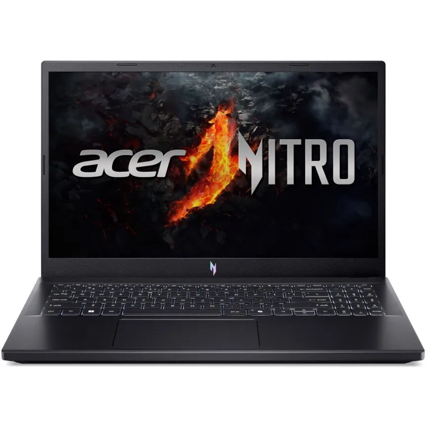 Acer Laptop Gaming Acer Nitro V 15 ANV15-41, AMD Ryzen 5 7535HS, 15.6 inch FHD, 16GB RAM, 512GB SSD, nVidia RTX 4050 6GB, Free DOS, Negru (INT Keyboard)