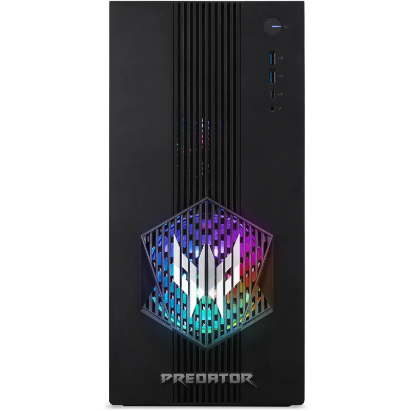 Acer Desktop PC Acer Predator Orion 3000, Intel Core Ultra 7 265F, RAM 32 GB, SSD 1 TB, NVIDIA GeForce RTX 5070, Windows 11 Home, Negru