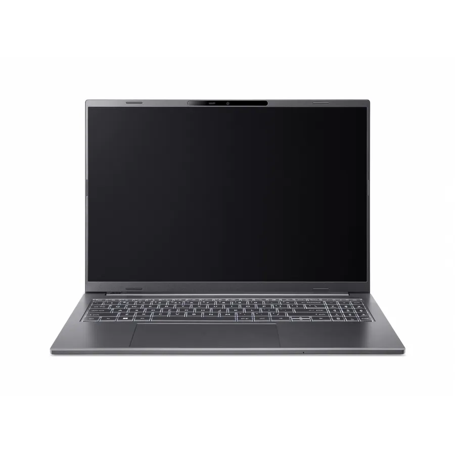 Acer Laptop Acer Aspire 16 AI A16-61M, Procesor AMD Ryzen™ Al 5 340 pana la 4.80 GHz, 16 inch, WUXGA+, OLED, 120Hz, 16GB LPDDR5X, 512GB SSD, AMD Radeon 840M Graphics, Free Dos, Gri