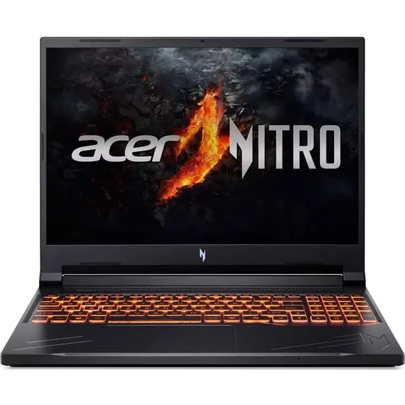 Acer Laptop Gaming Acer Nitro V16 ANV16, Intel Core i5-14450HX, 16 inch WUXGA, 16GB RAM, 512GB SSD, nVidia RTX 4060 8GB, Free DOS, Negru (INT Keyboard)