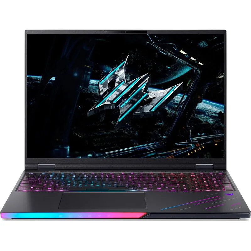 Acer Laptop Gaming Acer Predator Helios PH16-73-91HY, 16 inch, OLED WQXGA, Intel® Core™ Ultra 9 275HX, 64GB DDR5, 2x 1TB SSD, NVidia GeForce RTX 5090 24GB, Windows 11 Pro, Negru (INT Keyboard)