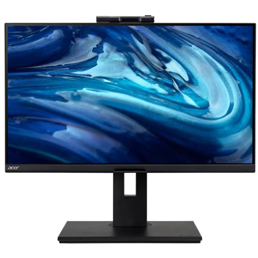 Acer Monitor IPS LED Acer B278UEb, 27 inch, WQHD (2560 x 1440), HDMI, DisplayPort, Boxe, Pivot, Webcam, 100 Hz, 4 ms, Negru