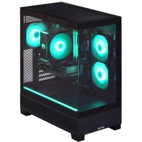 Actina Desktop PC Actina Midi Tower, AMD Ryzen 9 7900 12 C / 24 T, 3.7 GHz - 5.4 GHz, 32 GB RAM, 1 TB SSD, NVIDIA GeForce RTX 5070 12 GB, Fara sistem de operare