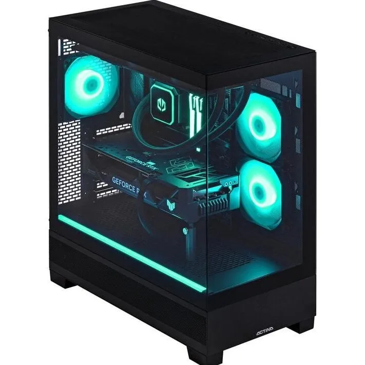 Actina Desktop PC Actina Midi Tower, AMD Ryzen™ 9 7900, 32 GB RAM, 2 TB SSD, NVIDIA GeForce RTX 5080 16 GB, Fara sistem de operare