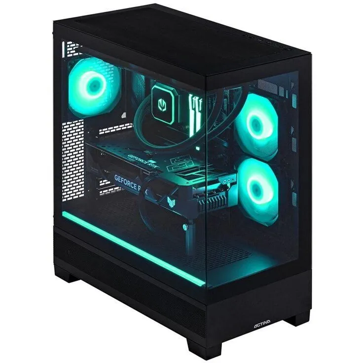Actina Desktop PC Actina Midi Tower, AMD Ryzen™ 9 9900X3D, 64 GB RAM, 2 TB SSD, NVIDIA GeForce RTX 5090 32 GB, Windows 11 Home