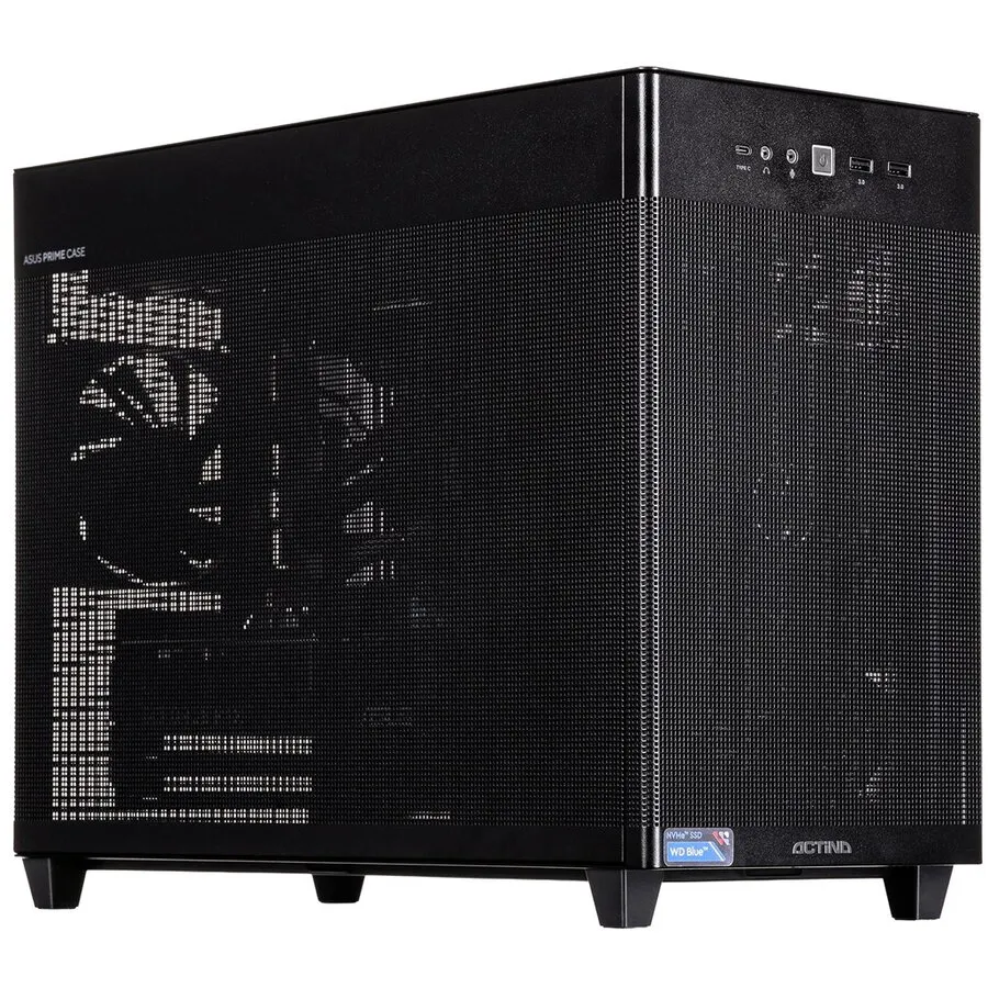 Actina Sistem Desktop PC Actina KOMACNGIP0485, AMD Ryzen 5 7500F, 32 GB DDR5-SDRAM, 1 TB SSD, NVIDIA GeForce RTX 5060 Ti, Mini Tower, Negru