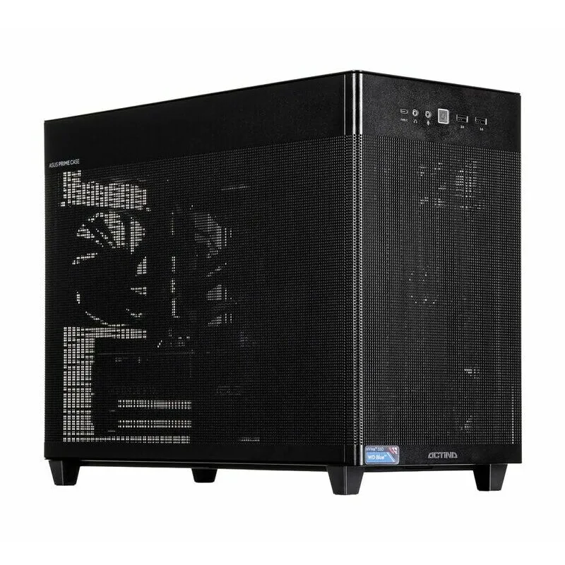 Actina Sistem Desktop PC Actina KOMACNGIP0510, AMD Ryzen 5 9500F, 32 GB DDR5-SDRAM, 1 TB SSD, AMD Radeon RX 9060 XT, Mini Tower, Negru