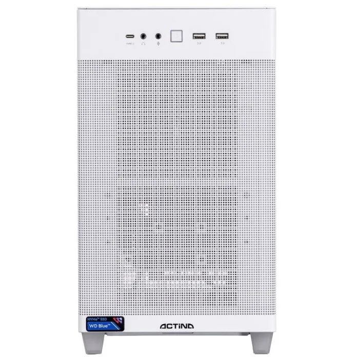 Actina Sistem Desktop PC Actina KOMACNGIP0513, AMD Ryzen 7 9700X, 32 GB DDR5-SDRAM, 1 TB SSD, AMD Radeon RX 9070 XT, Mini Tower, Alb