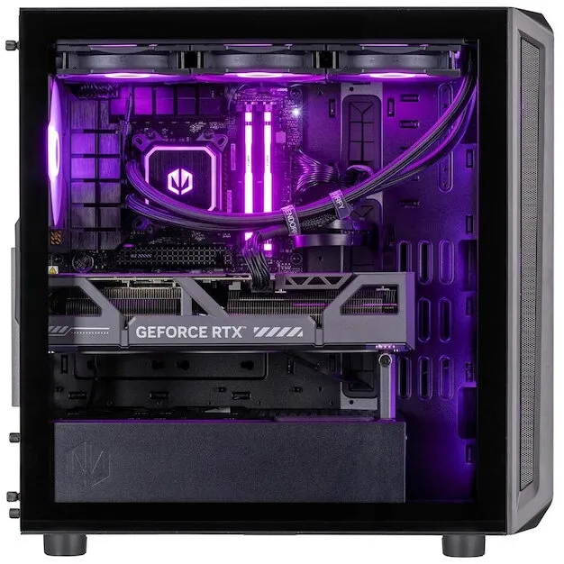 Actina Sistem PC Actina KOMACNGIP0247, AMD Ryzen™ 7 7700X, 32 GB DDR5-SDRAM, 2 TB SSD, NVIDIA GeForce RTX 5070 Ti, Midi Tower, Negru