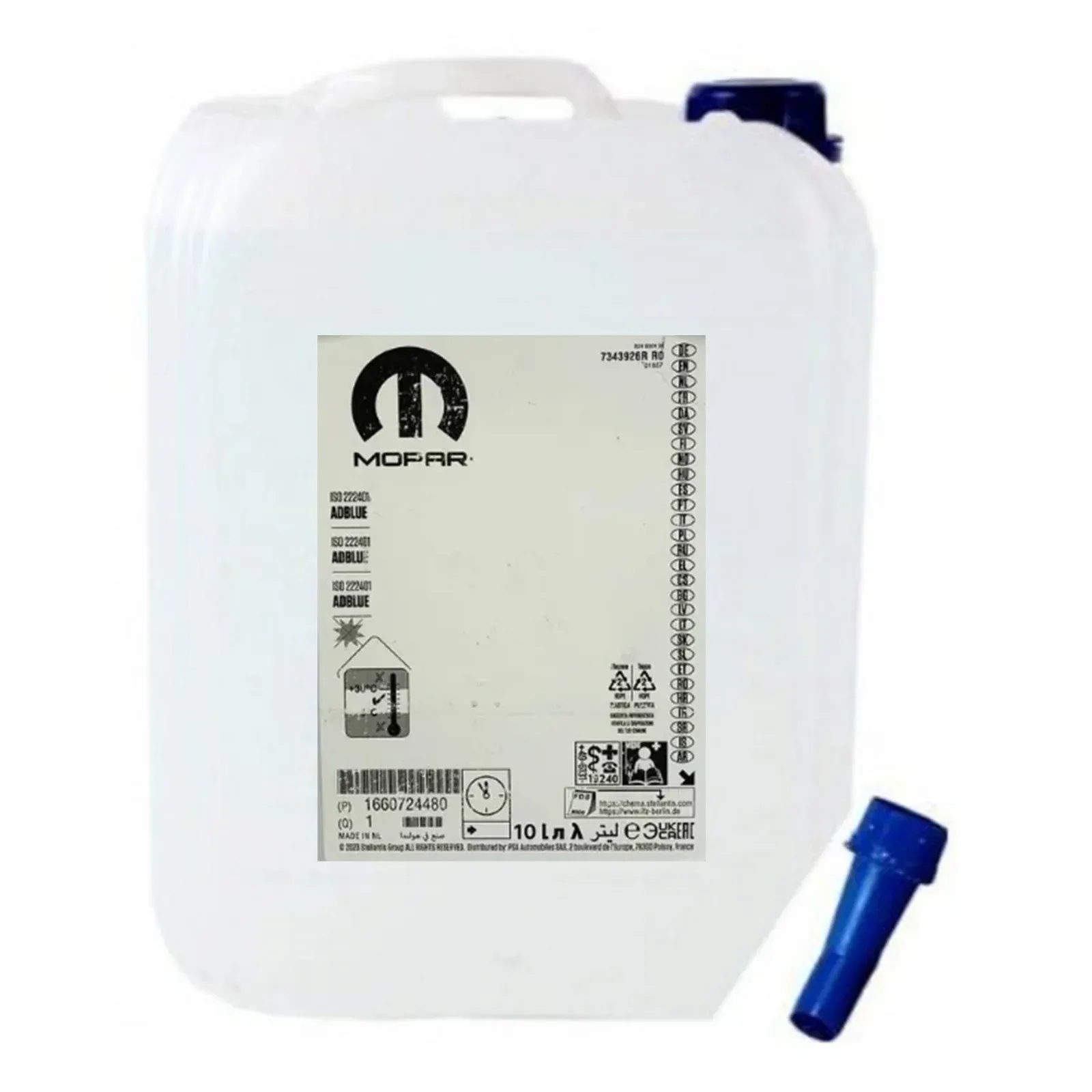 Aditiv filtru de particule AdBlue OE Peugeot Citroen 10L 10L