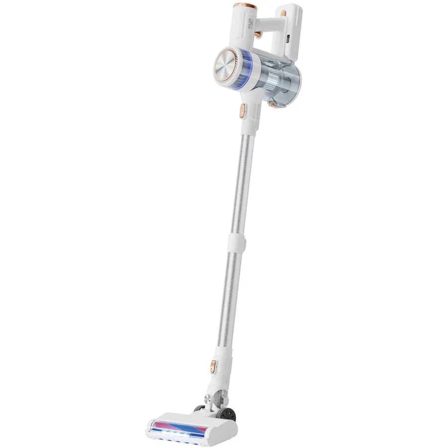 ADLER Aspirator Vertical, Adler, Ad 7079, Motor Fara Perii, Presiune Maxima De Aspiratie 25 000 Pa, 300 W, Timp De Functionare Pana La 50 Min In Modul Eco, 10 Min In Turbo, Alb