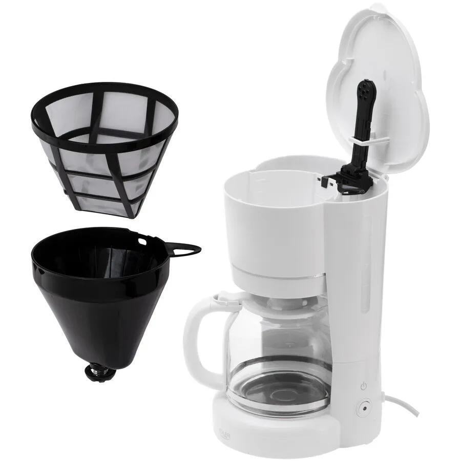 ADLER Cafetiera pentru cafea macinata Adler AD 4383w, 1.5 L, 900 W, Alb