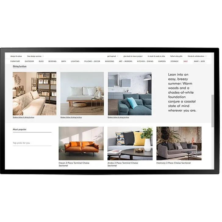 AG&nbsp;neovo Monitor AG Neovo TX-4302, 42.5 inch FHD Touch, 5ms, Negru