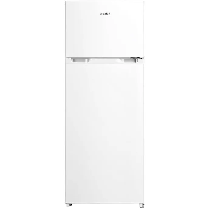 Albalux Frigider cu 2 usi Albalux AXDF293E, 204L, Clasa E, H143 cm, Alb