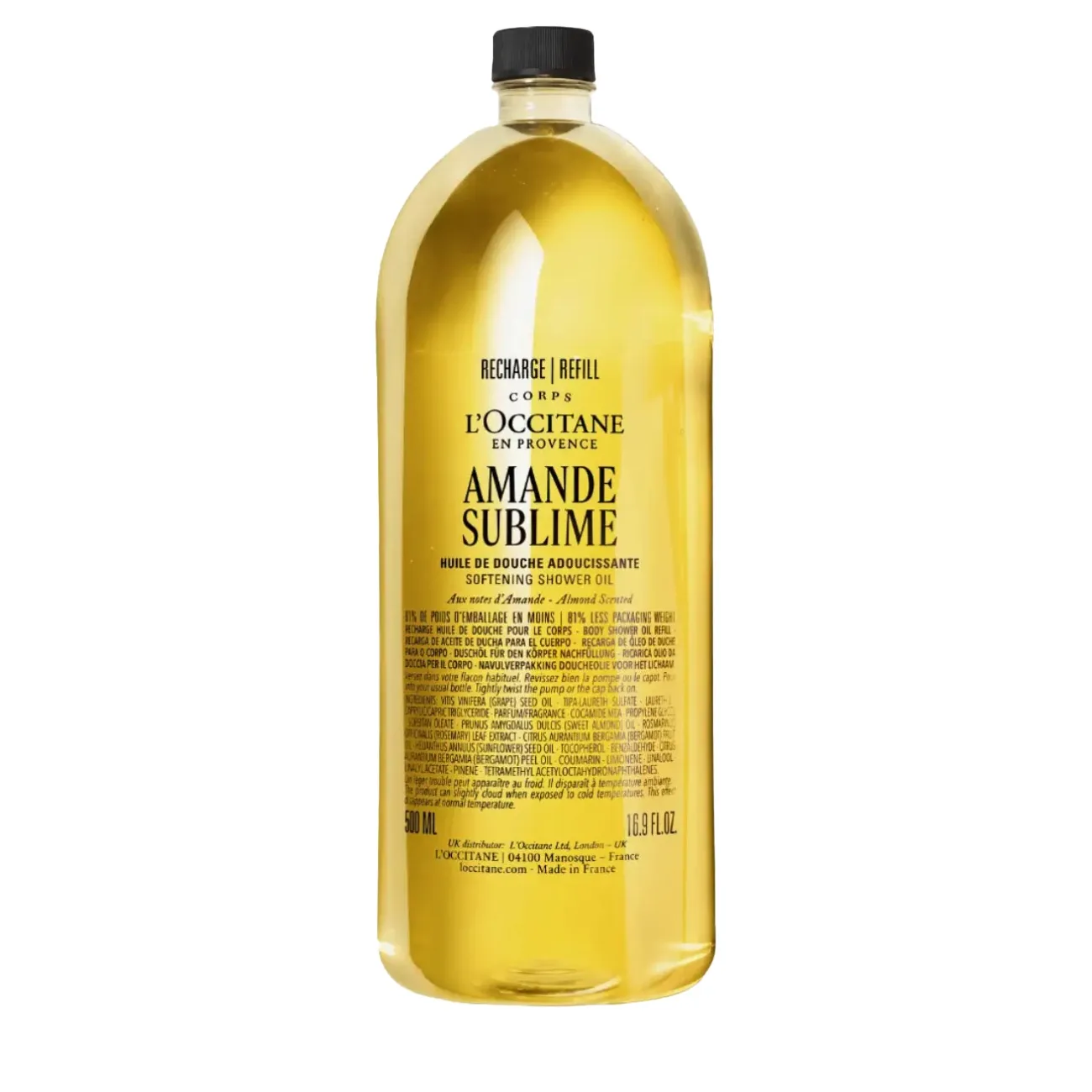 Amande sublime shower oil refill 500 ml