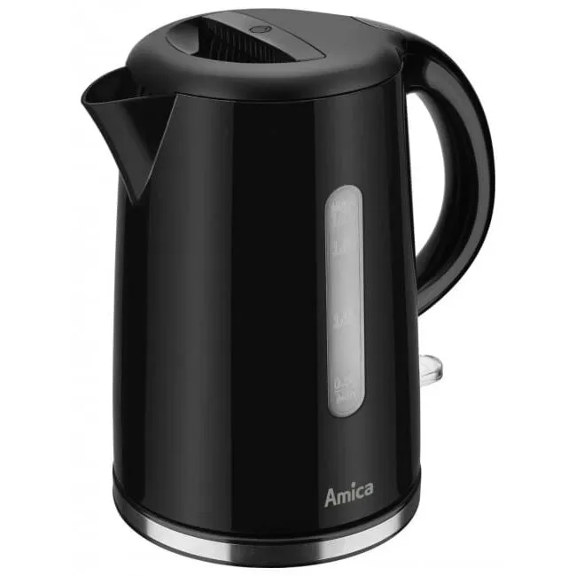 AMICA Fierbator de apa Amica KF1002, 1.7 l, 2200 W, Negru