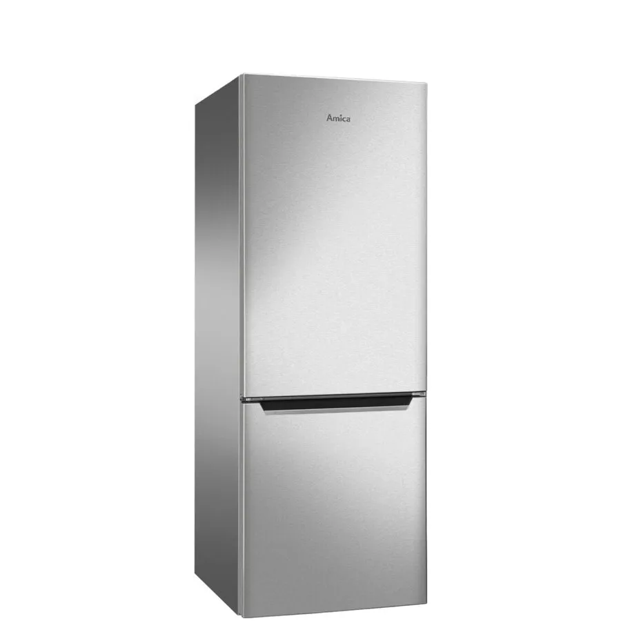 AMICA Combina frigorifica Amica FK244.4X(E), 205L, Clasa E, inox