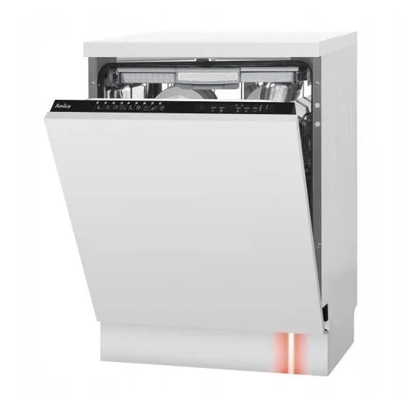 AMICA Masina de spalat vase incorporabila Amica DIV66D9EBODZiEU, 15 seturi, 9 programe, clasa D, Alb