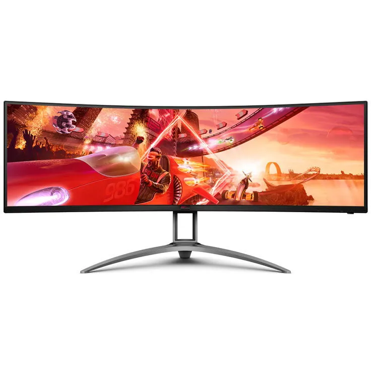 AOC Monitor LED Curbat AOC AG493UCX2 49 inch DQHD VA 1ms 165Hz, Negru