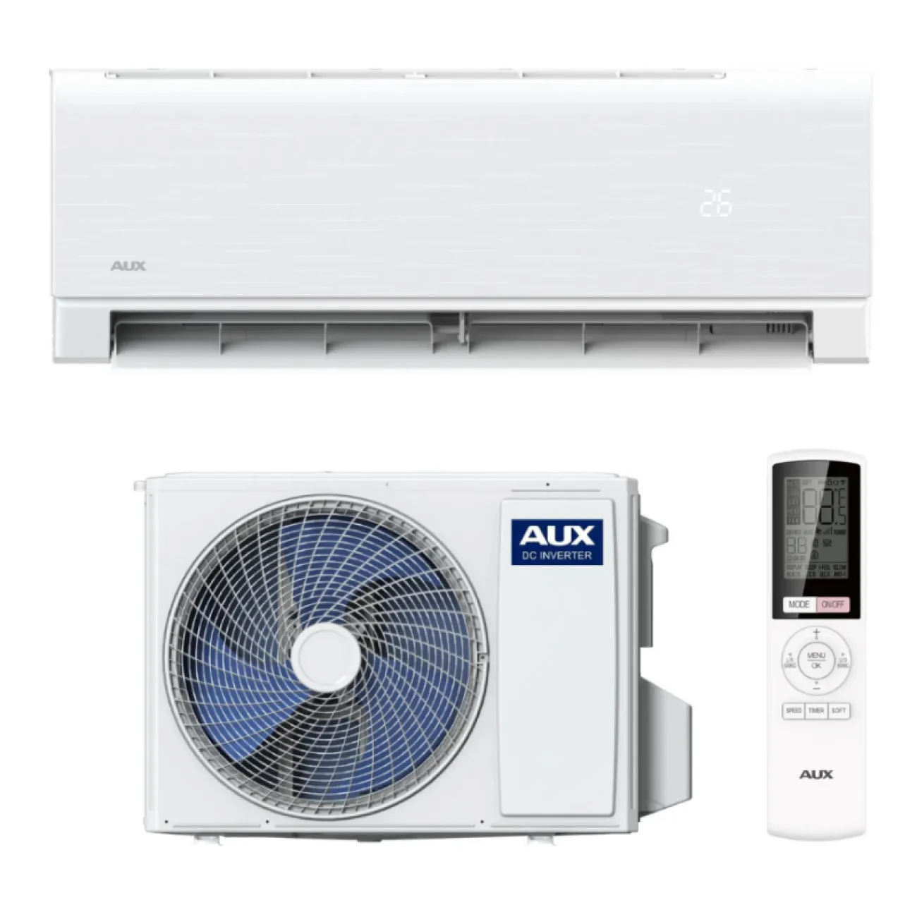 Aparat aer conditionat AUX C Series, 12000 BTU/h, clasa A++/A+, WiFi inclus, Sleep Mode, Auto Curatare, Auto Restart., 5 ani garantie