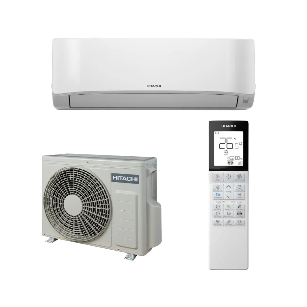 Aparat aer conditionat Hitachi Air Home 400, Split de perete, 12000 btu/h, WiFi INCLUS, Mold Guard, Antivirus filter, Frostwash, Sleep Sense, Smart Eco, A++/A++, Extreme Silent 20db, AirCloudHome