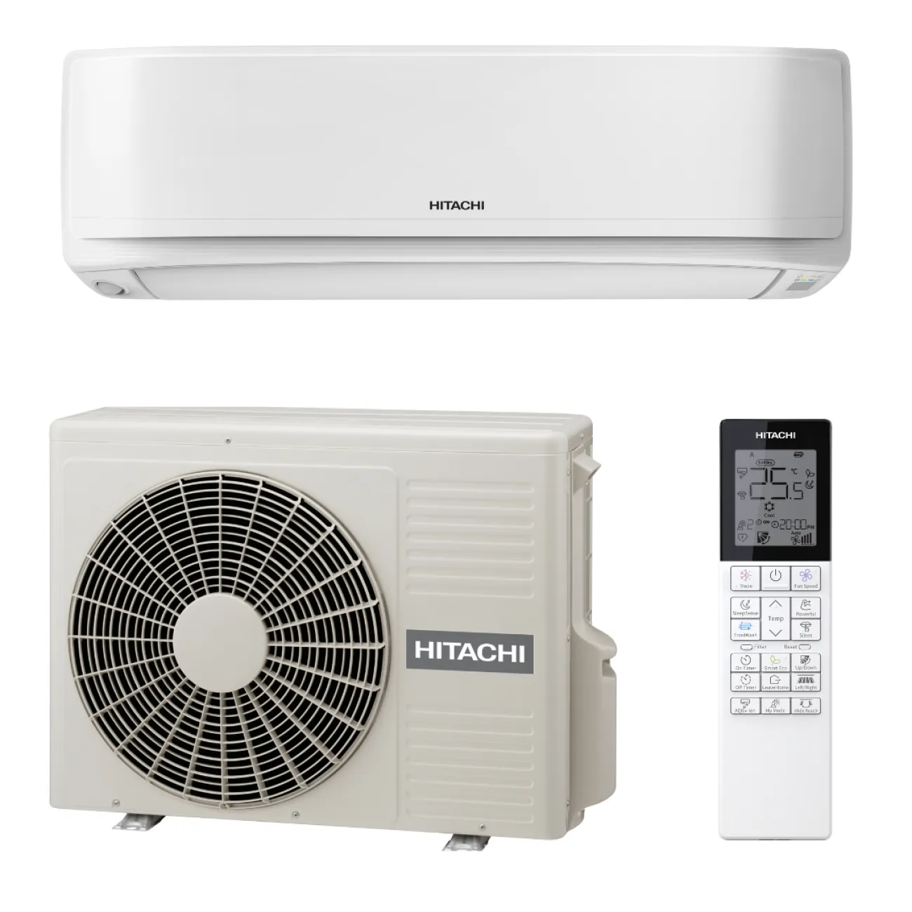 Aparat aer conditionat Hitachi Air Home 400, Split de perete, 9000 btu/h, WiFi INCLUS, Mold Guard, Antivirus filter, Frostwash, Sleep Sense, Smart Eco