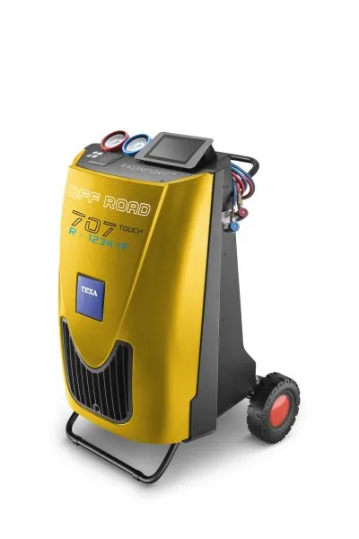 Aparat intretinere sistem aer conditionat KONFORT 707 TOUCH OFF ROAD - R1234yf, statie A C complet automata, fara cuple incluse
