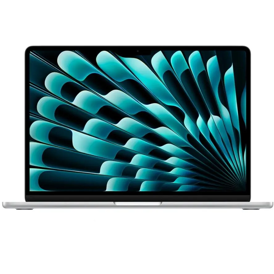 Apple Laptop Apple MacBook Air 13.6 inch, Liquid Retina, Apple M4 (CPU 10-core, GPU 10-core), 16GB RAM, 512GB SSD, US KB, macOS Sequoia, Argintiu