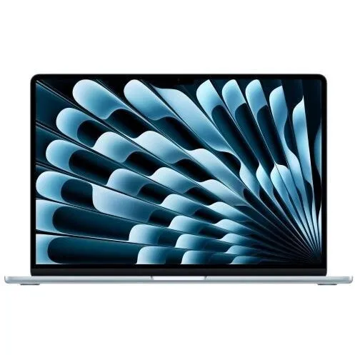 Apple Laptop Apple MacBook Air, Apple M4, 15.3 inch, 32GB RAM, 2TB SSD, Mac OS, Albastru deschis