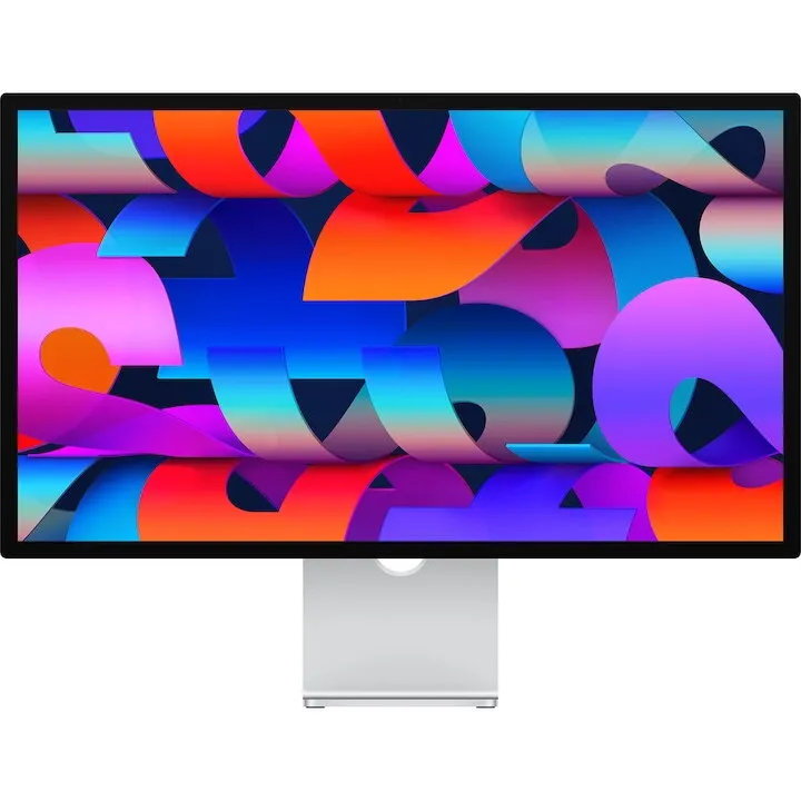 Apple Monitor LED Apple Studio Display 2025, 27 inch, 5K Retina, Thunderbolt, Nano-texture glass, reglaj pe inaltime, Stand ajustabil, Argintiu