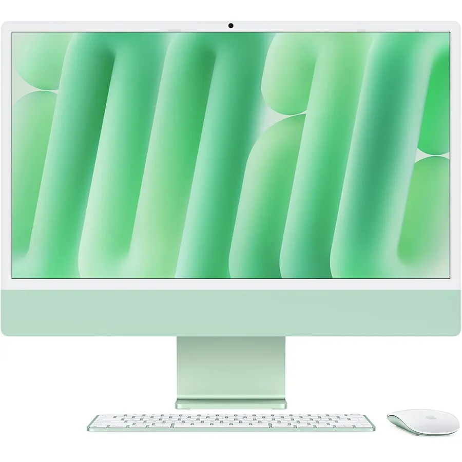 Apple Sistem Desktop PC IMAC 24, Retina 4.5K, Procesor Apple M4, 16GB, SSD 512GB, 10 nuclee CPU, macOS Sequoia, Verde