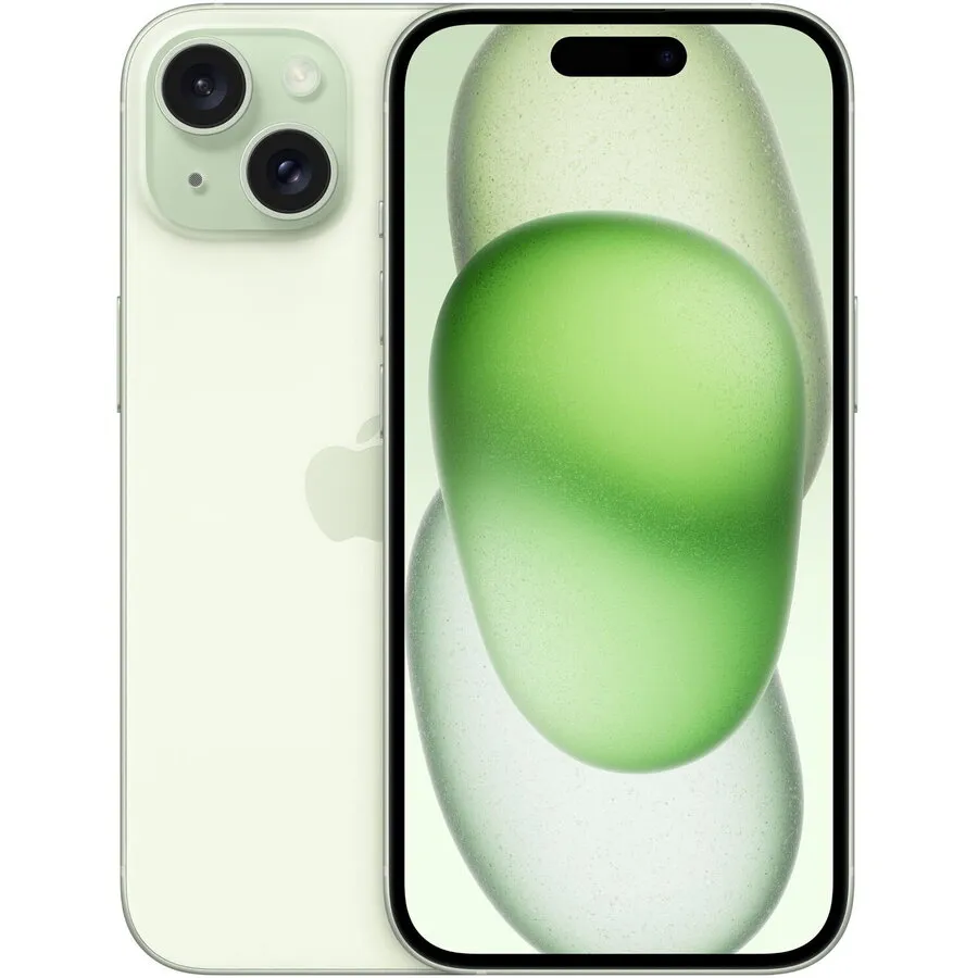 Apple Telefon mobil Apple iPhone 15, 256GB, 6GB, 5G, Verde