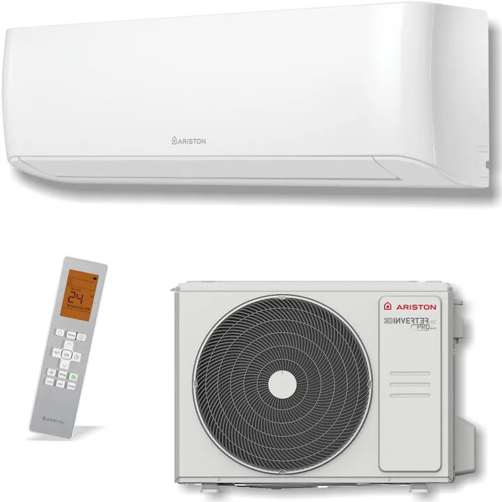 Ariston Aparat de aer conditionat KYRIS NET 12000 BTU WI-FI, Clasa A+++/A+++, senzor Inteligent Eye, functie inteligenta de umidificare, breeze away, alb