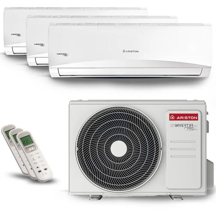 Ariston Aparat de aer conditionat multisplit Ariston 2 x 9000 BTU, 1 x 12000 BTU, Prios 80 Trial XD0