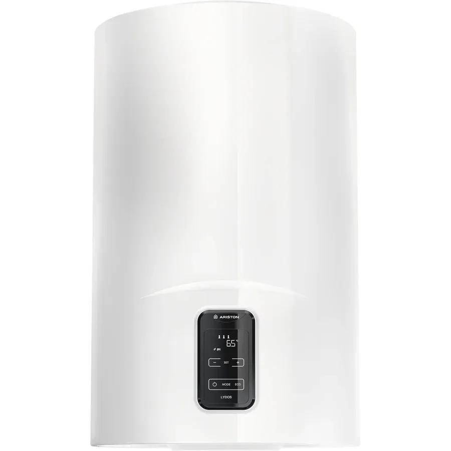 Ariston Boiler electric Ariston Lydos Plus 50L, 1800 W, programare saptamanala, rezervor emailat cu Titan