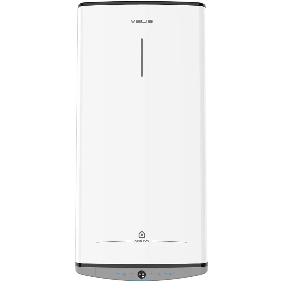 Ariston Boiler electric Ariston Velis Dune 80 EU, 1500W, 80 l, control electronic complet, Touch control, functie ECO EVO, protectie ioni de argint, anod de magneziu, rezervor emailat cu titan, Alb