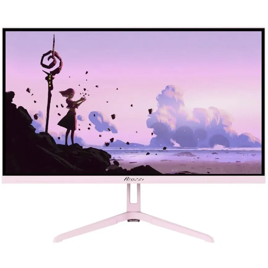 AROZZI Monitor Gaming IPS LED Arozzi Nova 24T1K200, 24 inch, Full HD 1920 x 1080 pixeli, HDMI, DisplayPort, 200 Hz, 1 ms, Roz