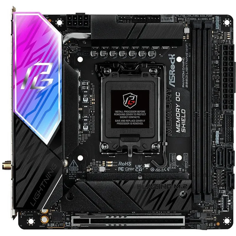 ASROCK Placa de baza ASRock B860I Lightning WiFi