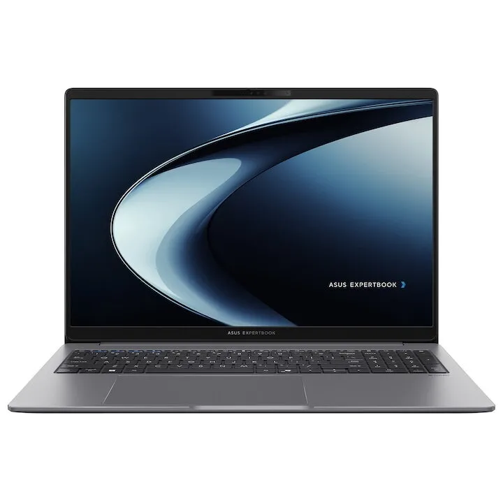 Asus Laptop ASUS ExpertBook P3 PM3606CKA, procesor AMD Ryzen™AI 5 330 pana la 4.5GHz, 16 inch, WUXGA, 16GB DDR5 RAM, 512GB SSD, AMD Radeon™ Graphics, Windows 11 Pro, Gri