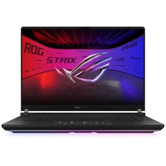 Asus Laptop ASUS ROG Strix G16 G615LR-U7321W, procesor Intel Core Ultra 7-255HX, 16 inch, WQXGA, IPS 240Hz, 32GB RAM, 1TB SSD, NVIDIA® GeForce RTX™ 5070 Ti 12 GB, Windows 11 Home, Negru