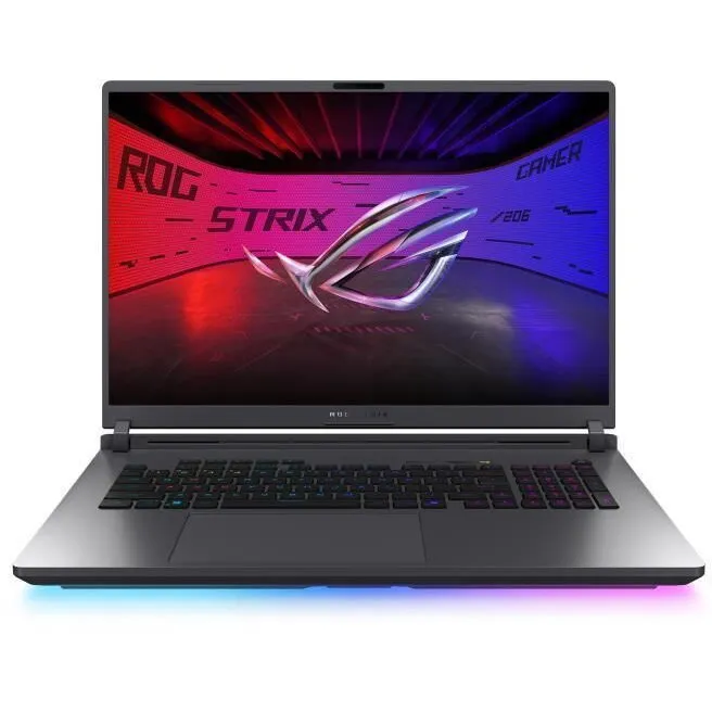 Asus Laptop Asus ROG Strix G18, 2025, G815LP-S9032, 18 inch, WQXGA, 2560 x 1600, Intel Core Ultra 9 , 275HX 24 C / 24 T, 2.7 GHz - 5.4 GHz, 40 MB cache, 28 W, 16 GB DDR5, 1 TB SSD, Nvidia GeForce RTX 5070, Fara sistem de operare, Gri (INT Keyboard)