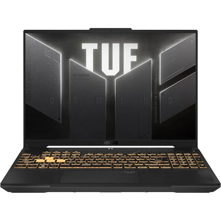 Asus Laptop ASUS TUF Gaming F16, 16 inch, WUXGA 1920 x 1200, Intel® Core™ 5 210H, 16GB RAM, 512GB SSD, nVidia GeForce RTX 3050 6GB, No OS, Gri (INT Keyboard)