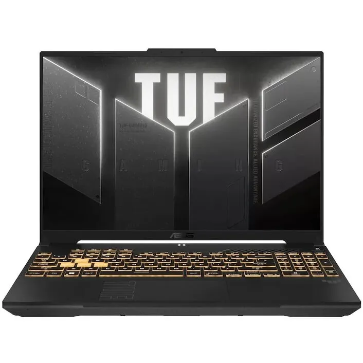 Asus Laptop ASUS TUF Gaming F16 FX607VU-I5165W, procesor Intel Core 5-210H, 16 inch, WUXGA, 144Hz, 16GB RAM, 512GB SSD, NVIDIA GeForce RTX 4050 6GB, Windows 11 Home, Gri