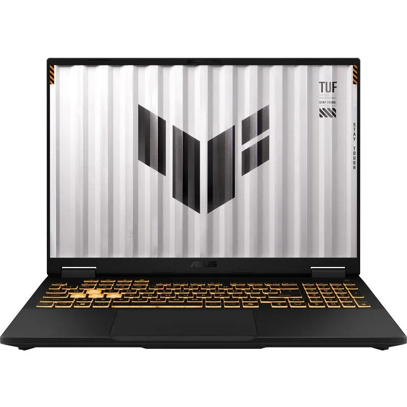 Asus Laptop ASUS TUF Gaming F16 FX608JHR-RV125, Procesor Intel® Core™ i5-14450HX pana la 4.80 GHz, 16 inch Full HD+, 165Hz, 16GB RAM, 512GB SSD, NVIDIA GeForce RTX 5050 8GB, No OS, Negru/Gri