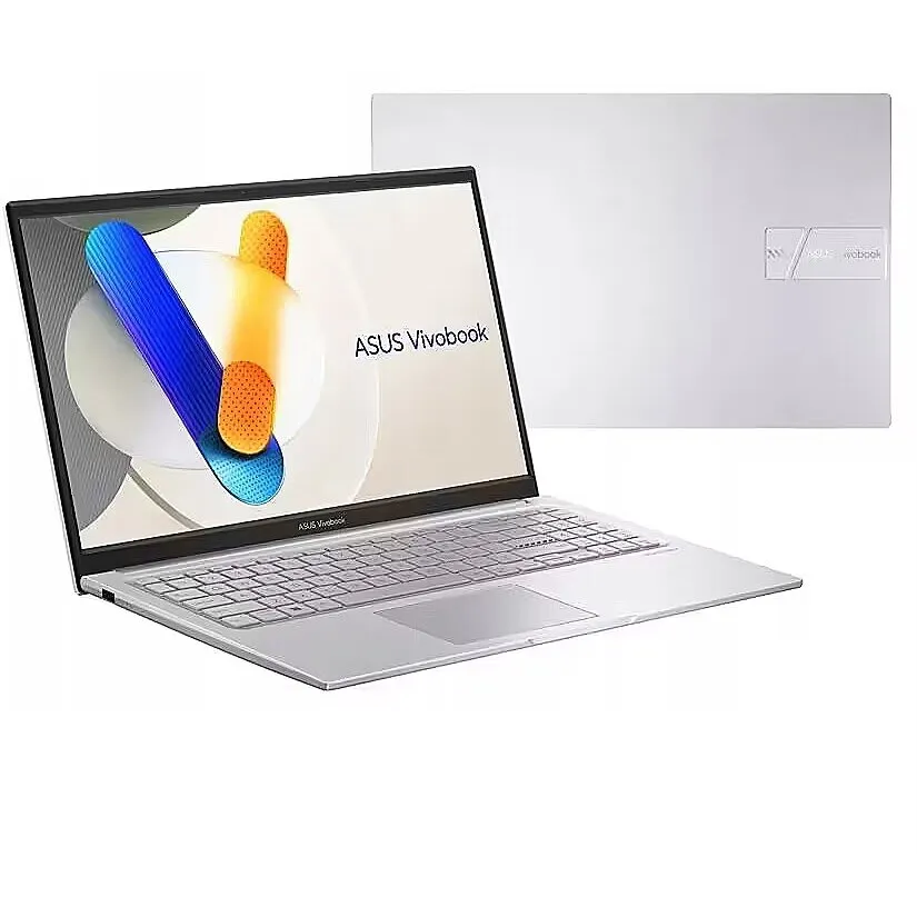 Asus Laptop Asus VivoBook 15 X1504VA-BQ2919W, Intel Core 5 120U, 15.6 inch, RAM 16 GB, SSD 512 GB, Intel Graphics, Windows 11, Argintiu