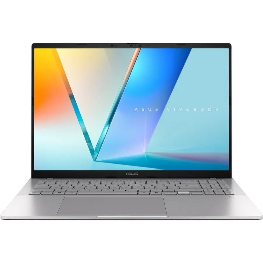 Asus Laptop ASUS Vivobook S16, Procesor Qualcomm Snapdragon X X1-26-100, 16 inch, WQXGA, 16GB, 1TB SSD, Qualcomm Adreno, Windows 11 Pro, Argintiu (INT Keyboard)