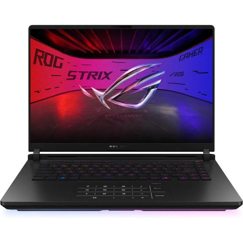 Asus Laptop Gaming Asus ROG Strix SCAR G635LW, Intel Core Ultra 9 275HX, 16 inch 2.5K, 32GB RAM, 2TB SSD, nVidia RTX 5080 16GB, Free DOS, Negru (INT Keyboard)