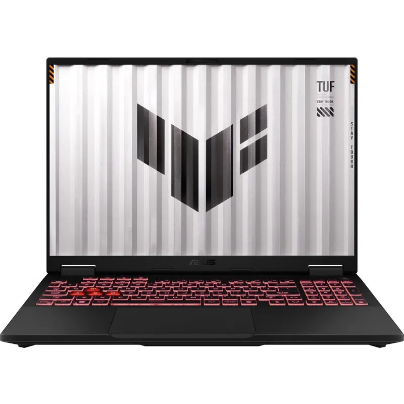 Asus Laptop Gaming Asus TUF A16 FA608WV, AMD Ryzen AI 9 HX 370, 16 inch 2.5K, 16GB RAM, 1TB SSD, nVidia RTX 4060 8GB, Free DOS, Gri (Tastatura US) (INT Keyboard)