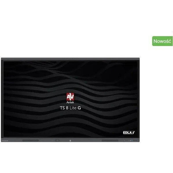 Avtek Monitor interactiv Avtek TS 8 Lite G 75 , 75, 4K UHD, TFT-LCD, 60Hz, 8 ms, Negru