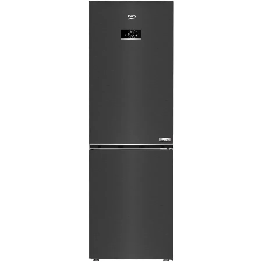 Beko Combina frigorifica Beko B3RCNA364HXBR1, 316L, Clasa E, 187 cm, Dark Inox